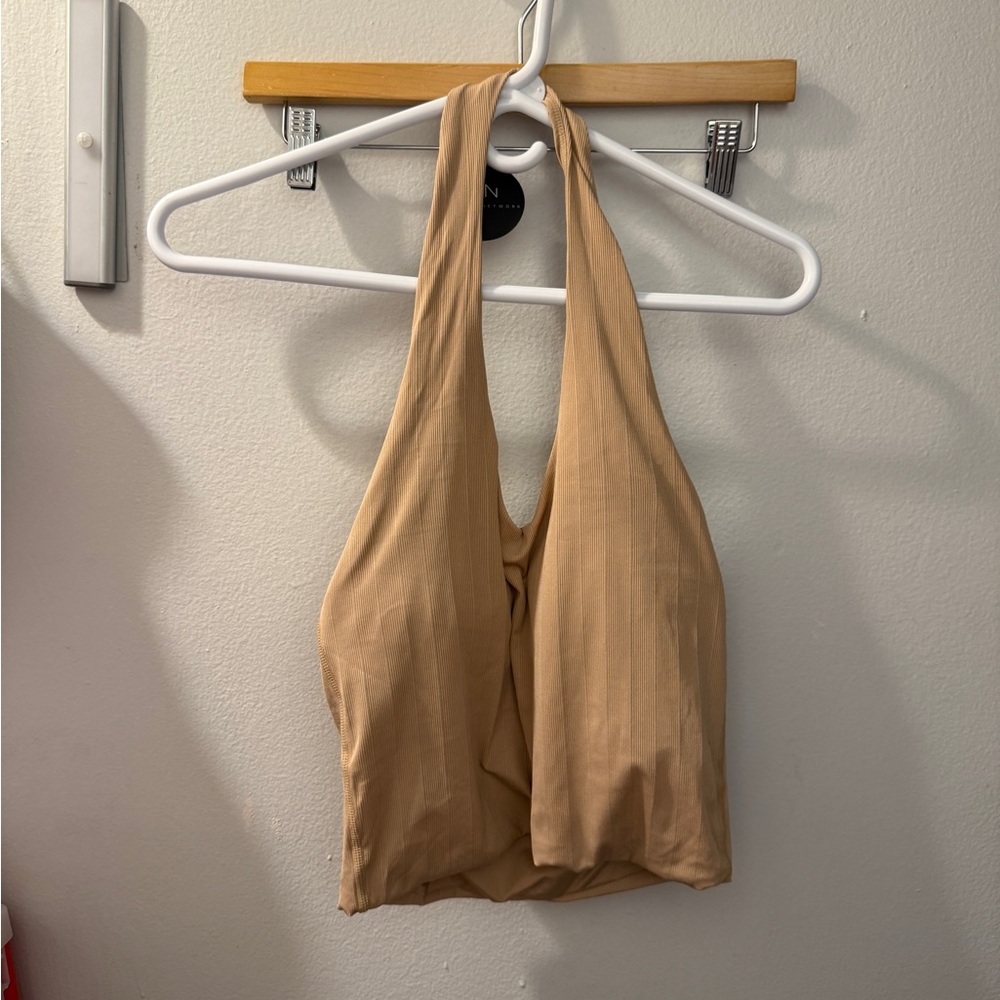 KLASSY | Beige Halter Top NWT